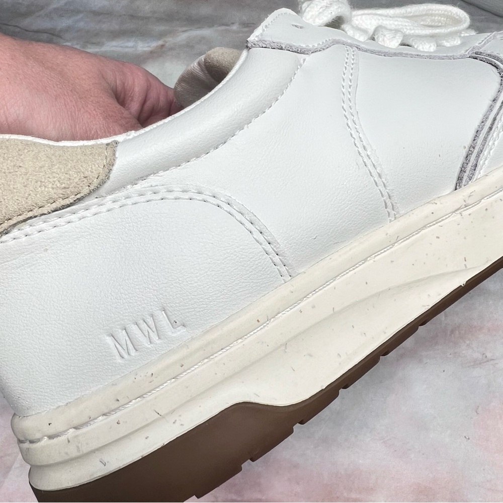 Madewell Court Sneakers Shoes Colorblock Leather and Suede 9 - Picture 5 of 9